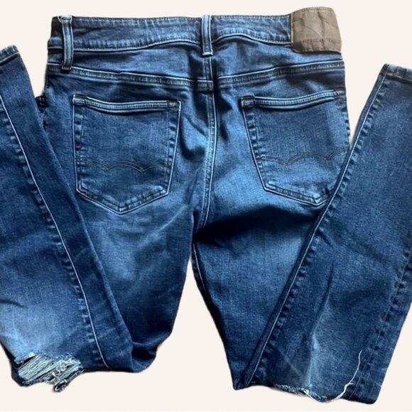 American Eagle Mens Distressed Skinny Next Level Airflex Jeans size 32x32 - Picture 5 of 9